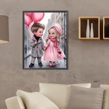Load image into Gallery viewer, Diamond Painting - Full Round - sweet couple (30*40CM)