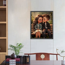 Load image into Gallery viewer, Diamond Painting - Full Round - sweet couple (40*50CM)