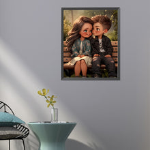Load image into Gallery viewer, Diamond Painting - Full Round - sweet couple (40*50CM)