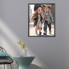 Load image into Gallery viewer, Diamond Painting - Full Round - sweet couple (40*50CM)