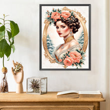 Load image into Gallery viewer, Diamond Painting - Full Round - noble lady (30*40CM)