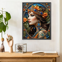 Load image into Gallery viewer, Diamond Painting - Full Round - noble lady (30*40CM)