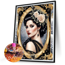 Load image into Gallery viewer, Diamond Painting - Full Round - noble lady (30*40CM)