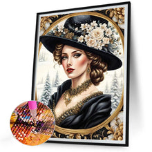 Load image into Gallery viewer, Diamond Painting - Full Round - noble lady (30*40CM)