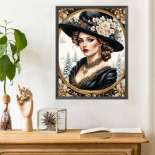 Load image into Gallery viewer, Diamond Painting - Full Round - noble lady (30*40CM)