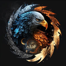Load image into Gallery viewer, Diamond Painting - Full Round - Ice Fire Eagle (30*30CM)
