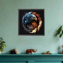 Load image into Gallery viewer, Diamond Painting - Full Round - Ice Fire Eagle (30*30CM)
