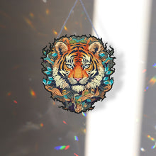 Load image into Gallery viewer, Acrylic Tiger Single-Sided Round Diamond Painting Hanging Pendant (20x20cm)