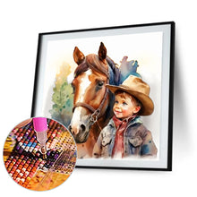 Load image into Gallery viewer, Diamond Painting - Full Round - western cowboy doll (30*30CM)