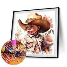 Load image into Gallery viewer, Diamond Painting - Full Round - western cowboy doll (30*30CM)
