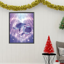 Load image into Gallery viewer, Diamond Painting - Full Square - Dream love dolphin (40*50CM)