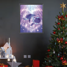 Load image into Gallery viewer, Diamond Painting - Full Square - Dream love dolphin (40*50CM)