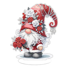 Load image into Gallery viewer, Acrylic Gnome Single-Sided Diamond Art Kit Home Door Decor (Bouquet of Roses)
