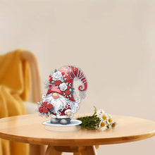 Load image into Gallery viewer, Acrylic Gnome Single-Sided Diamond Art Kit Home Door Decor (Bouquet of Roses)