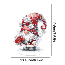 Load image into Gallery viewer, Acrylic Gnome Single-Sided Diamond Art Kit Home Door Decor (Bouquet of Roses)