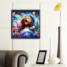 Load image into Gallery viewer, Diamond Painting - Full Round - Waking bear and rainbow (40*40CM)