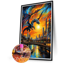 Load image into Gallery viewer, Diamond Painting - Full Round - flying dragon (40*60CM)