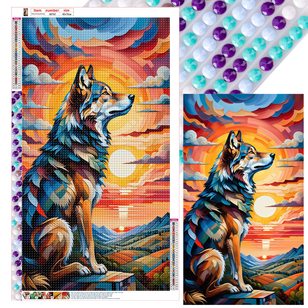 Diamond Painting - Full Round - Wolf (40*70CM)
