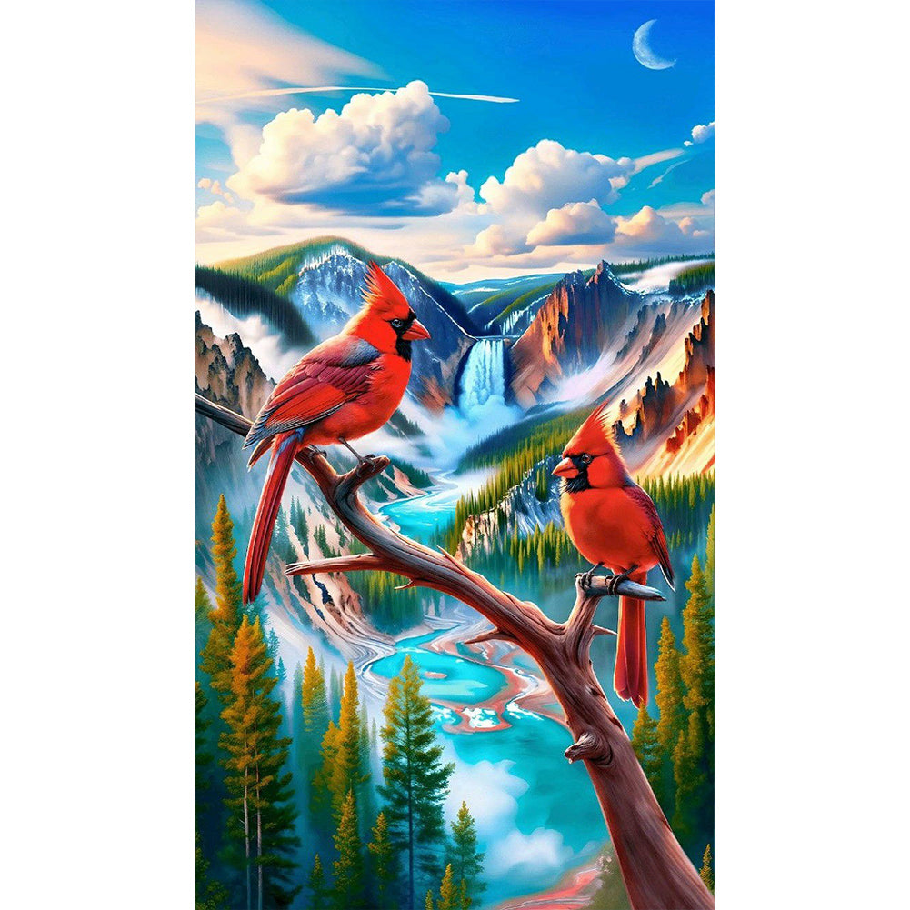 Diamond Painting - Full Round - cardinal (40*70CM)