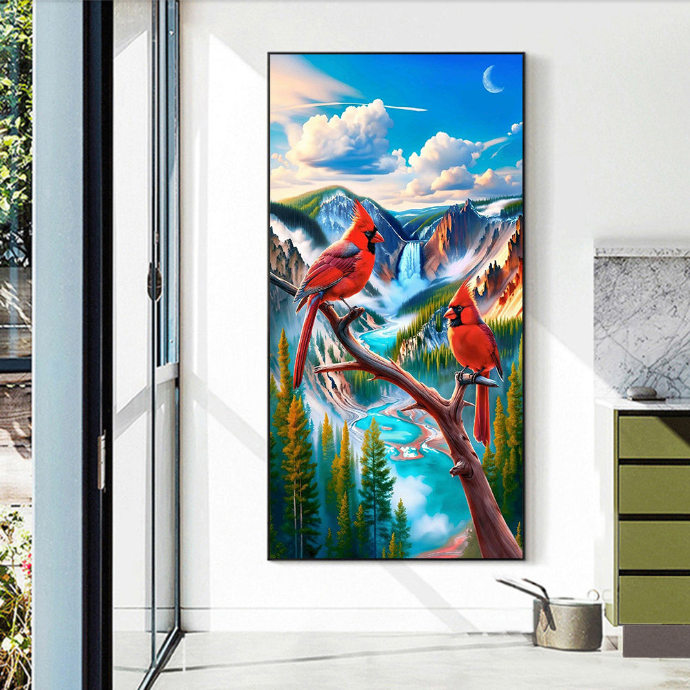 Diamond Painting - Full Round - cardinal (40*70CM)