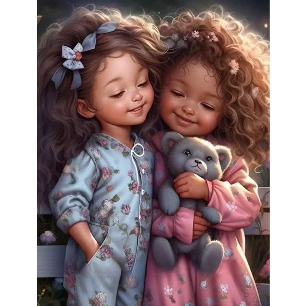 Diamond Painting - Full Square - little girl (30*40CM)