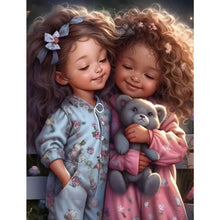 Load image into Gallery viewer, Diamond Painting - Full Square - little girl (30*40CM)
