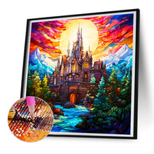 Load image into Gallery viewer, Diamond Painting - Full Round - glass art mountain castle (30*30CM)