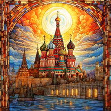 Load image into Gallery viewer, Diamond Painting - Full Round - glass art cloud castle (30*30CM)