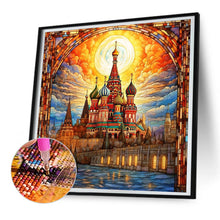 Load image into Gallery viewer, Diamond Painting - Full Round - glass art cloud castle (30*30CM)