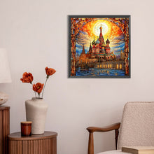 Load image into Gallery viewer, Diamond Painting - Full Round - glass art cloud castle (30*30CM)