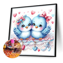 Load image into Gallery viewer, Diamond Painting - Full Round - pair of bluebirds (30*30CM)