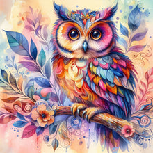 Load image into Gallery viewer, Diamond Painting - Full Round - owl (30*30CM)