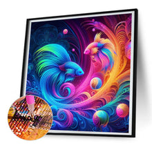 Load image into Gallery viewer, Diamond Painting - Full Round - Atmosphere double goldfish (30*30CM)