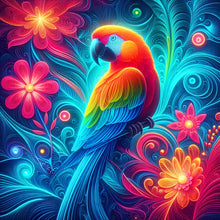 Load image into Gallery viewer, Diamond Painting - Full Round - Atmospheric color parrot (30*30CM)