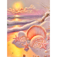 Load image into Gallery viewer, Diamond Painting - Full Round - Fantasy sunset shell (30*40CM)