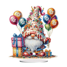 Load image into Gallery viewer, Special Shape Cute Gnome 5D DIY Table Top Diamond Painting Ornament Kits (Cake)