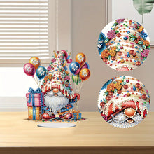 Load image into Gallery viewer, Special Shape Cute Gnome 5D DIY Table Top Diamond Painting Ornament Kits (Cake)