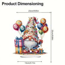 Load image into Gallery viewer, Special Shape Cute Gnome 5D DIY Table Top Diamond Painting Ornament Kits (Cake)