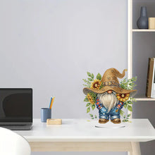 Load image into Gallery viewer, Special Shape Cute Gnome 5D DIY Table Top Diamond Painting Kit (Small Sunflower)