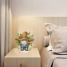 Load image into Gallery viewer, Special Shape Cute Gnome 5D DIY Table Top Diamond Painting Kit (Small Sunflower)