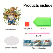 Load image into Gallery viewer, Special Shape Cute Gnome 5D DIY Table Top Diamond Painting Kit (Small Sunflower)