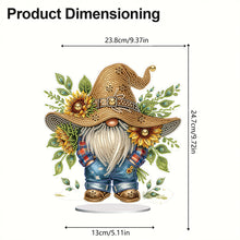 Load image into Gallery viewer, Special Shape Cute Gnome 5D DIY Table Top Diamond Painting Kit (Small Sunflower)
