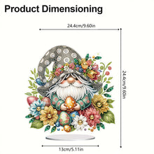 Load image into Gallery viewer, Special Shape Cute Gnome Table Top Diamond Painting Ornament Kits (Gold Egg)