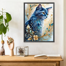 Load image into Gallery viewer, Diamond Painting - Full Round - elegant cat (30*40CM)