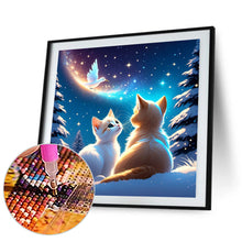 Load image into Gallery viewer, Diamond Painting - Full Round - kitten (30*30CM)