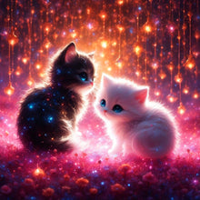 Load image into Gallery viewer, Diamond Painting - Full Round - kitten (30*30CM)
