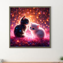 Load image into Gallery viewer, Diamond Painting - Full Round - kitten (30*30CM)