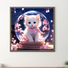 Load image into Gallery viewer, Diamond Painting - Full Round - kitten (30*30CM)