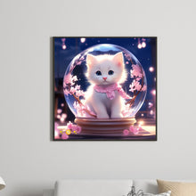 Load image into Gallery viewer, Diamond Painting - Full Round - kitten (30*30CM)
