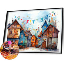 Load image into Gallery viewer, Diamond Painting - Full Square - colorful house (40*30CM)